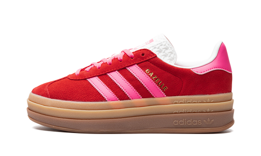 Adidas Gazelle Bold Collegiate Red Lucid Pink