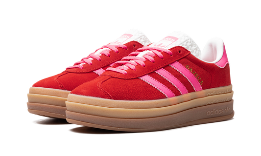 Adidas Gazelle Bold Collegiate Red Lucid Pink