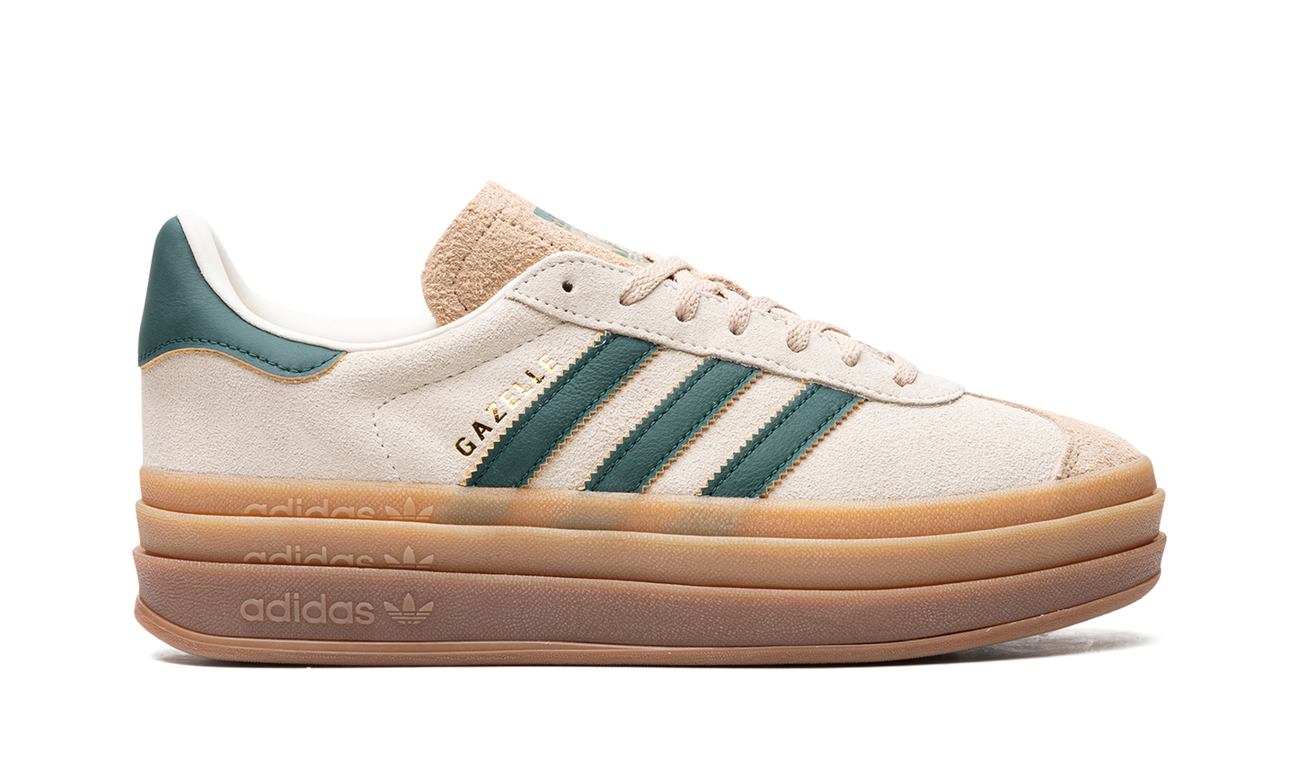 Adidas Gazelle Bold Magic Beige Collegiate Green