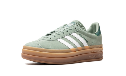 Adidas Gazelle Bold Silver Green Gum