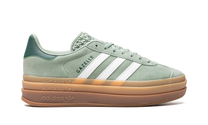 Adidas Gazelle Bold Silver Green Gum