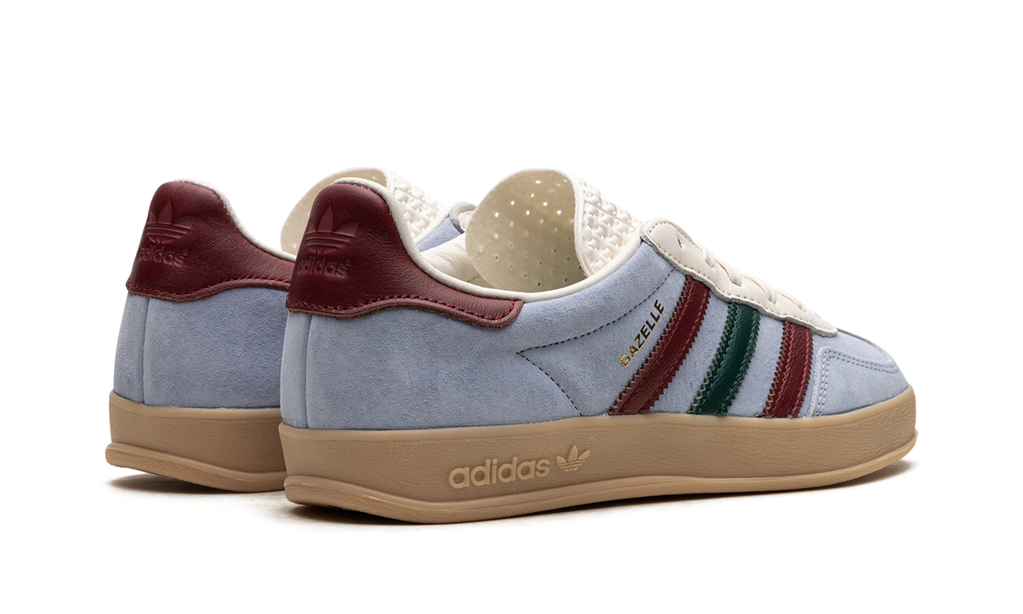 Adidas Gazelle Indoor Blue Dawn Collegiate Burgundy