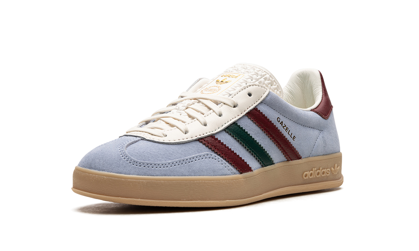 Adidas Gazelle Indoor Blue Dawn Collegiate Burgundy