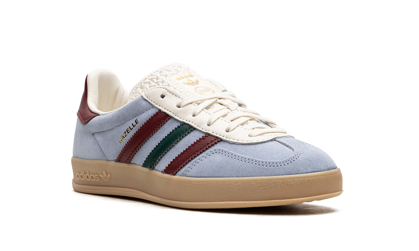 Adidas Gazelle Indoor Blue Dawn Collegiate Burgundy