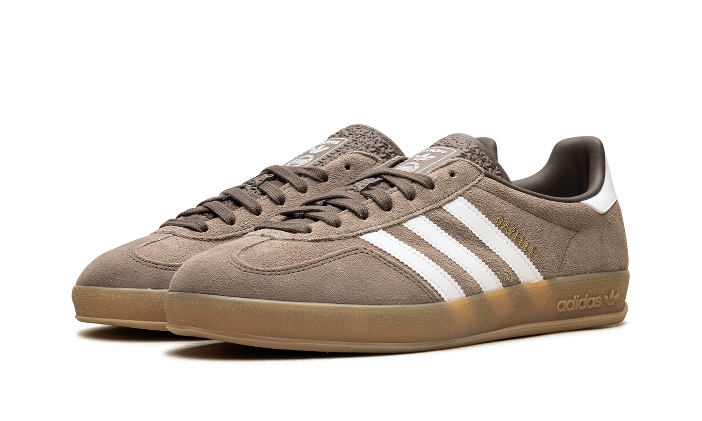 Adidas Gazelle Indoor Earth Strata White Gold Metallic