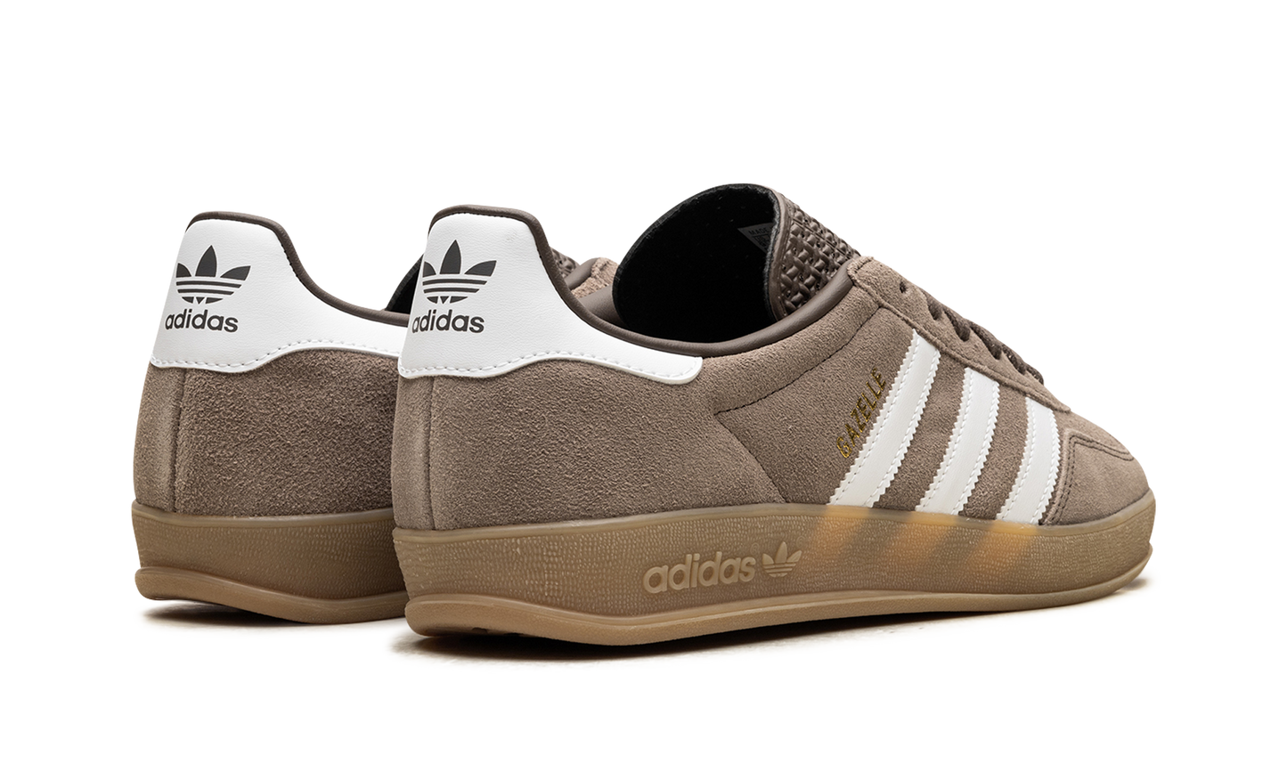 Adidas Gazelle Indoor Earth Strata White Gold Metallic