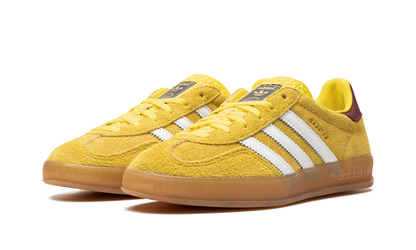 Adidas Gazelle Indoor Bright Yellow Collegiate Burgundy