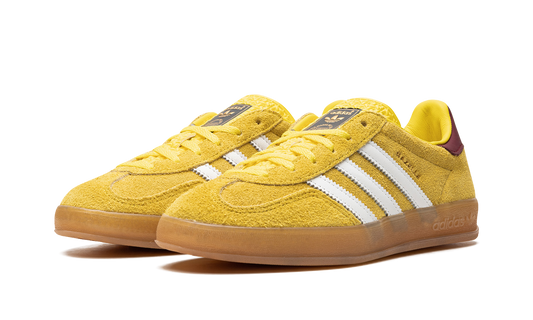 Adidas Gazelle Indoor Bright Yellow Collegiate Burgundy