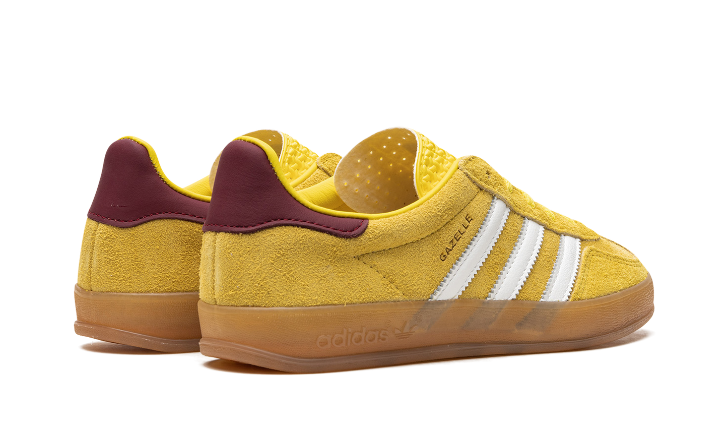 Adidas Gazelle Indoor Bright Yellow Collegiate Burgundy