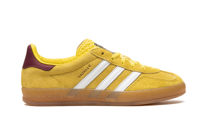 Adidas Gazelle Indoor Bright Yellow Collegiate Burgundy