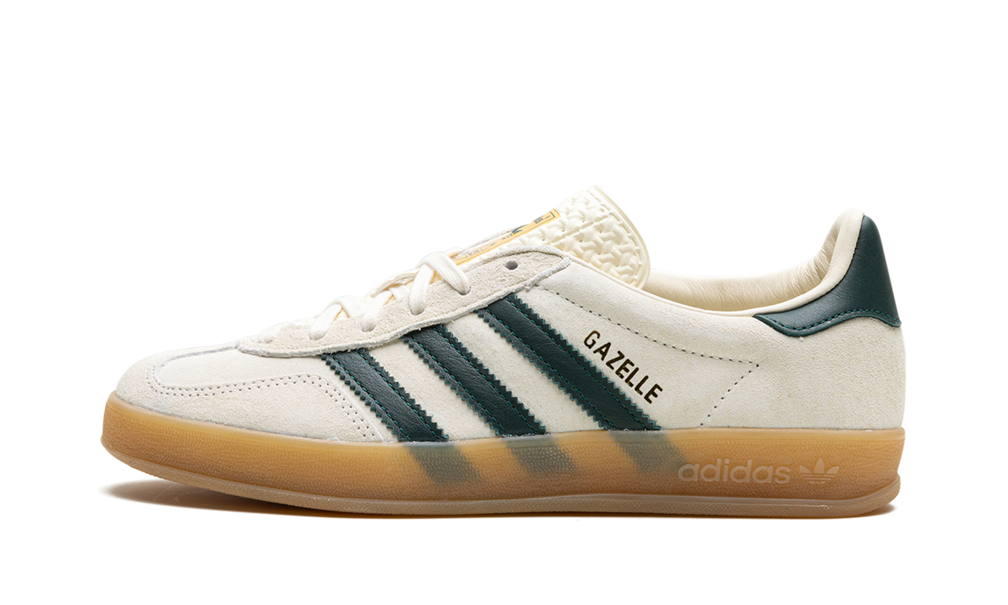 Adidas Gazelle Indoor Cream White Collegiate Green Gum