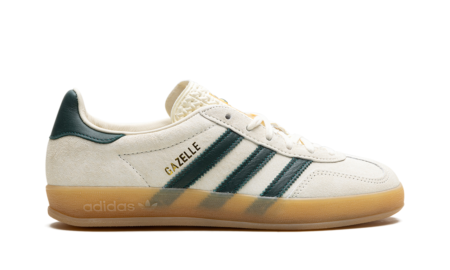Adidas Gazelle Indoor Cream White Collegiate Green Gum
