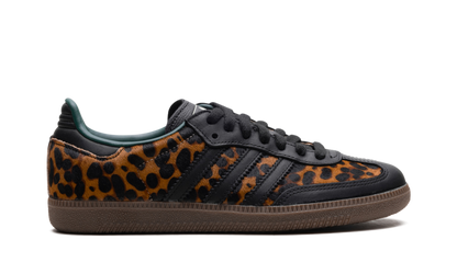 Adidas Samba OG Black Green Leopard