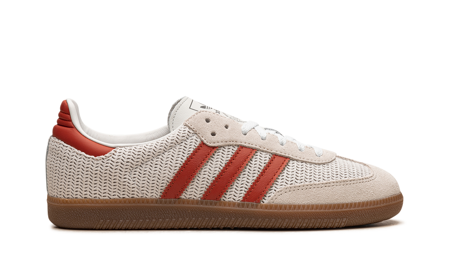 Adidas Samba OG Crystal White Preloved Red