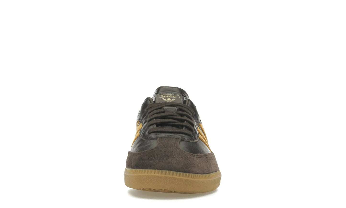 Adidas Samba OG Dark Brown Preloved Yellow