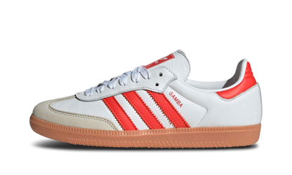 Adidas Samba OG White Solar Red Gum