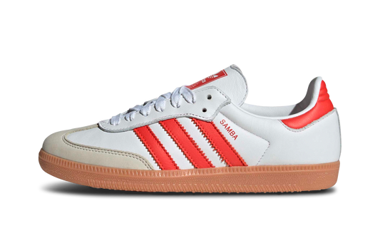 Adidas Samba OG White Solar Red Gum