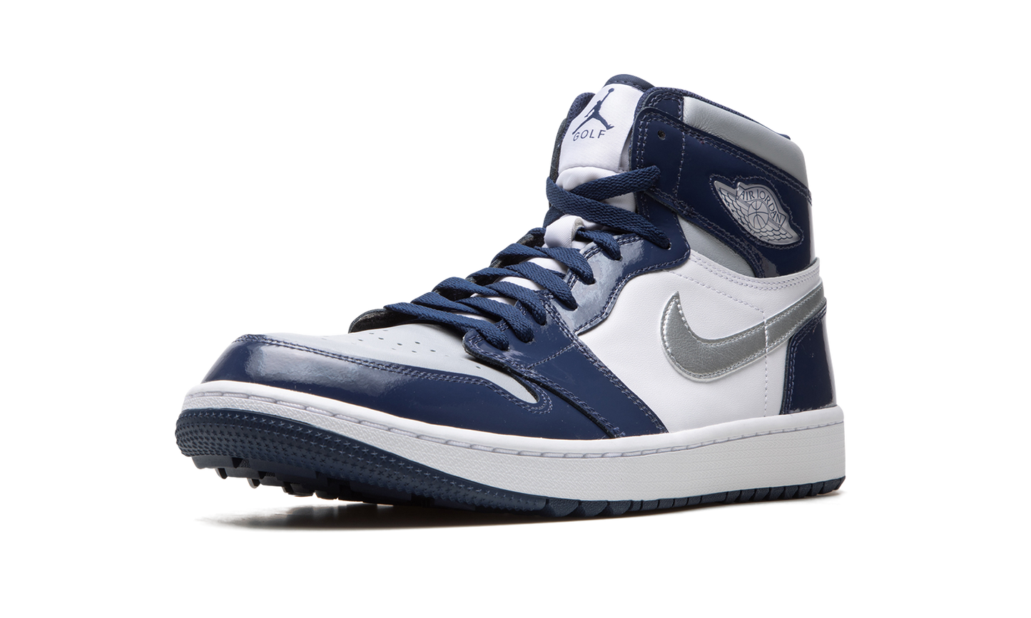 Air Jordan 1 Retro High Golf Patent Midnight Navy