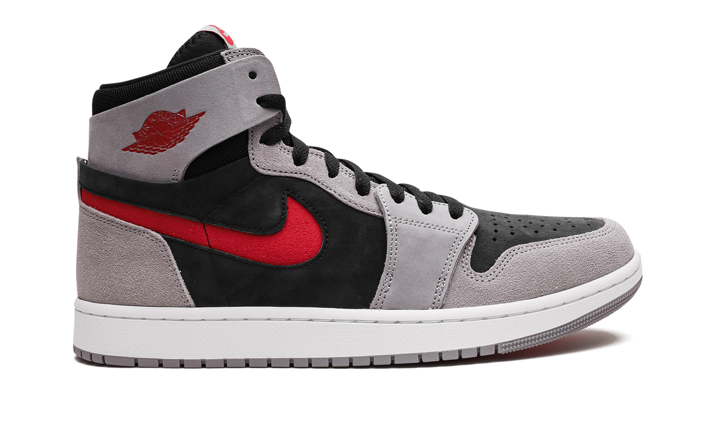 Air Jordan 1 High Zoom Air CMFT 2 Black Fire Red Cement