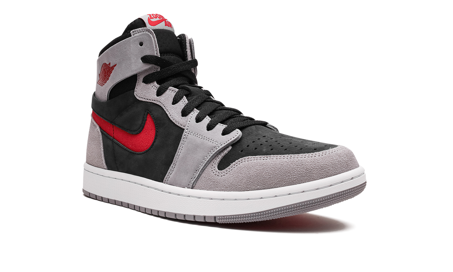 Air Jordan 1 High Zoom Air CMFT 2 Black Fire Red Cement