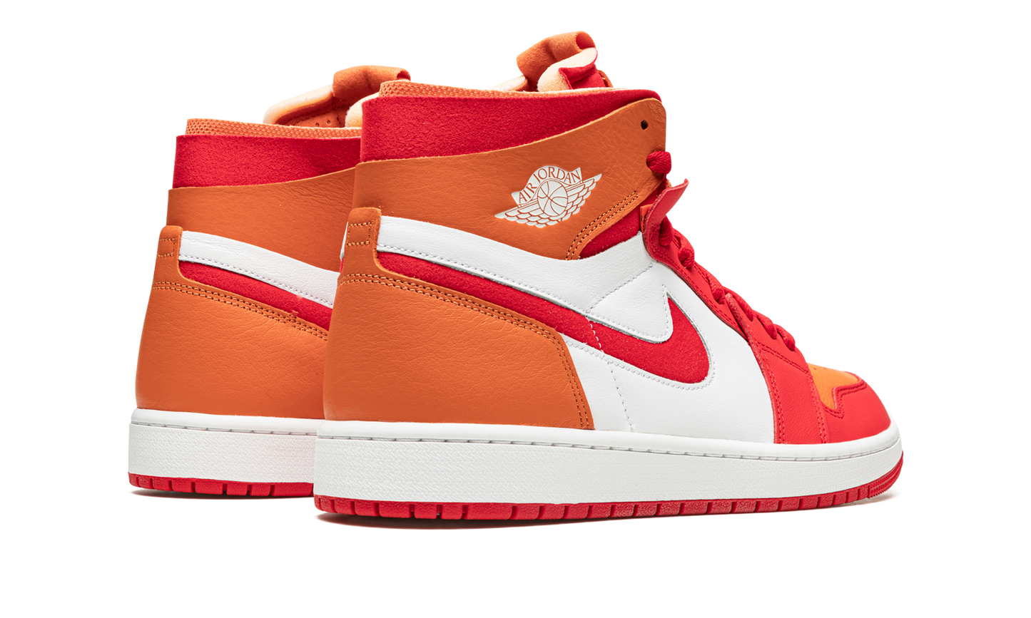 Air Jordan 1 High Zoom Air CMFT Fire Red Hot Curry
