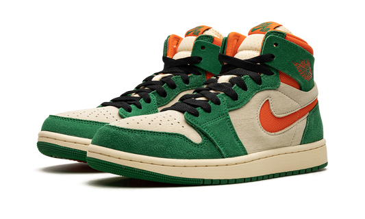 Air Jordan 1 High Zoom Air CMFT 2 Pine Green Orange Blaze