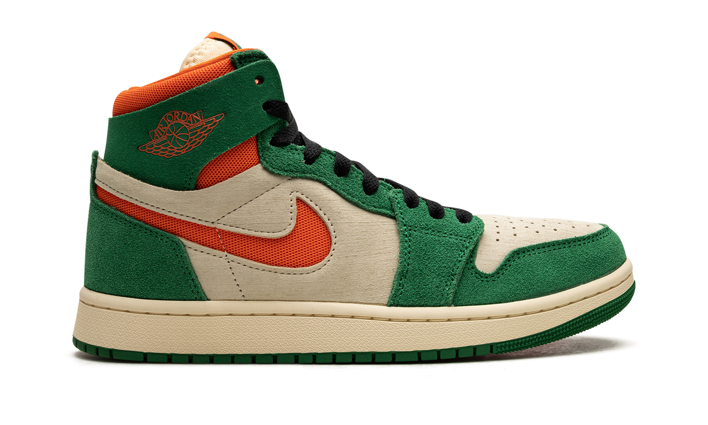 Air Jordan 1 High Zoom Air CMFT 2 Pine Green Orange Blaze