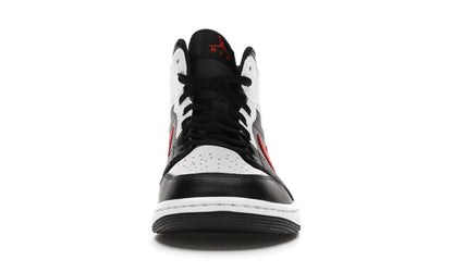 Air Jordan 1 Mid Black Chile Red White