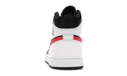 Air Jordan 1 Mid Black Chile Red White