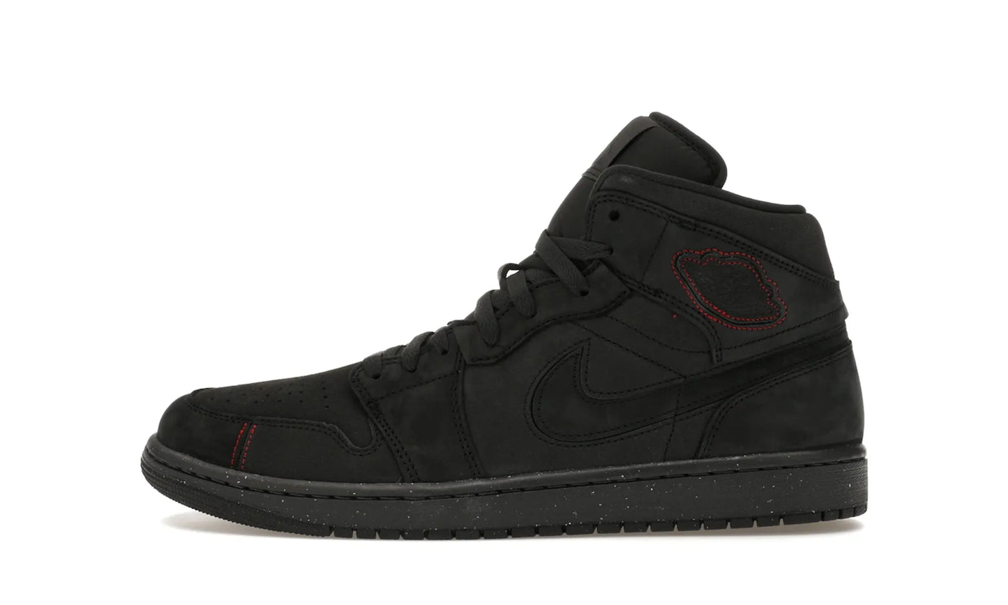 Air Jordan 1 Mid SE Craft Dark Smoke Red