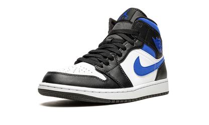 Air Jordan 1 Mid White Black Racer Blue