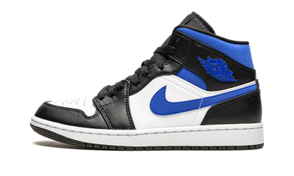 Air Jordan 1 Mid White Black Racer Blue