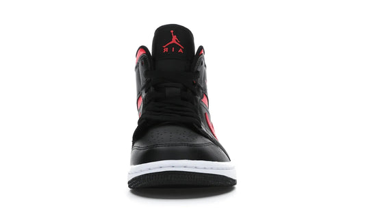 Air Jordan 1 Mid Black Siren Red