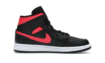 Air Jordan 1 Mid Black Siren Red