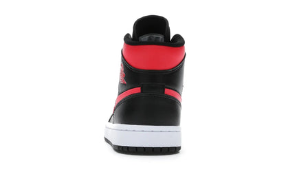 Air Jordan 1 Mid Black Siren Red
