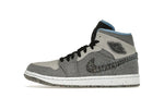 Air Jordan 1 Mid Crater Grey University Blue