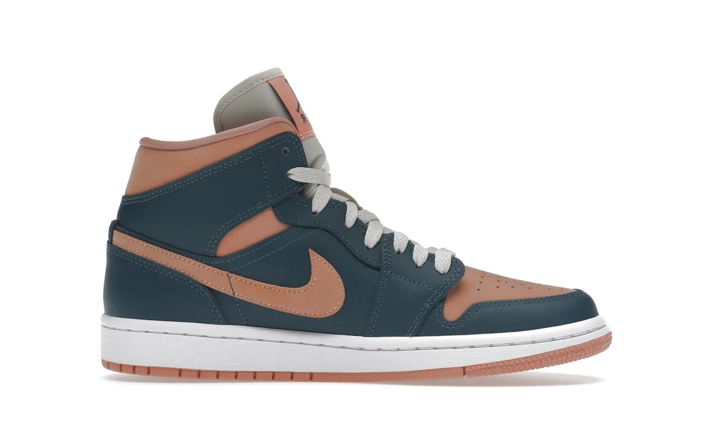 Air Jordan 1 Mid Dark Teal Green