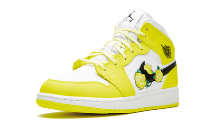 Air Jordan 1 Mid Dynamic Yellow Floral