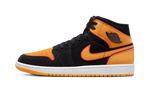 Air Jordan 1 Mid Fat Tongue Black Orange