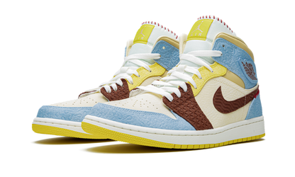 Air Jordan 1 Mid SE Fearless Maison Chateau Rouge