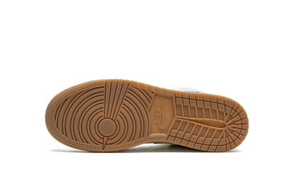 Air Jordan 1 Mid Utility Fleece Pearl White