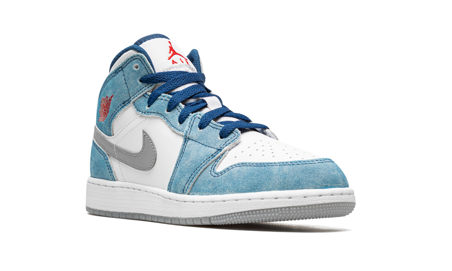 Air Jordan 1 Mid SE French Blue Light Steel