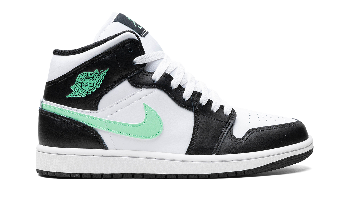 Air Jordan 1 Mid Green Glow