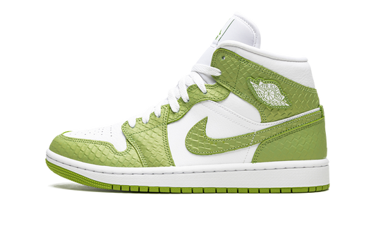 Air Jordan 1 Mid Green Python