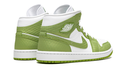 Air Jordan 1 Mid Green Python