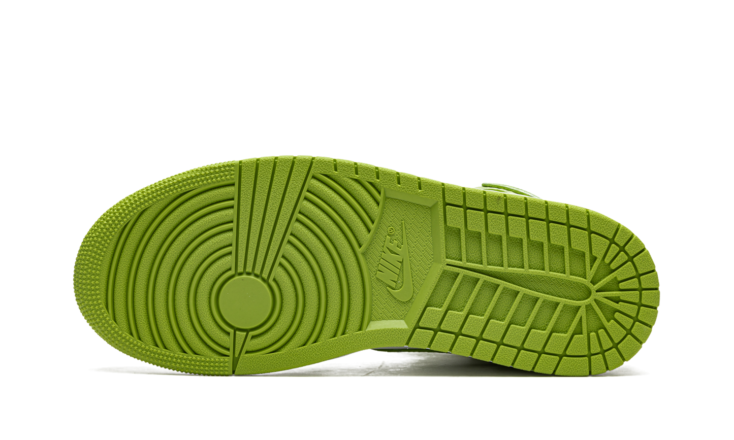 Air Jordan 1 Mid Green Python