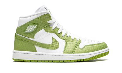 Air Jordan 1 Mid Green Python