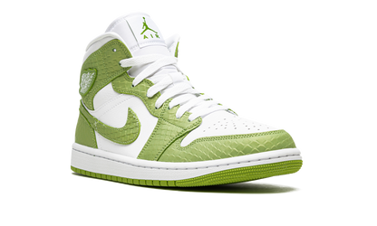 Air Jordan 1 Mid Green Python