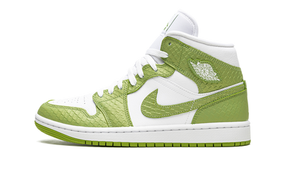Air Jordan 1 Mid Green Python