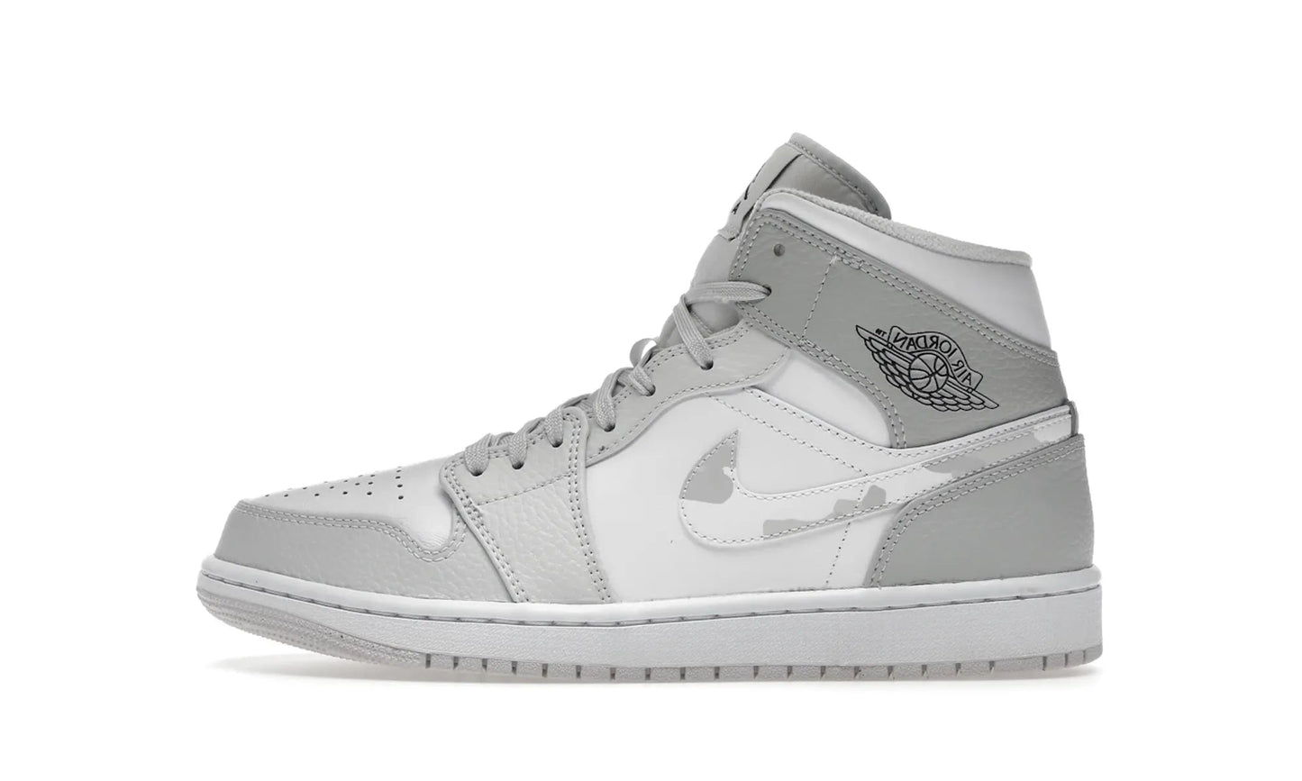 Air Jordan 1 Mid Grey Camo